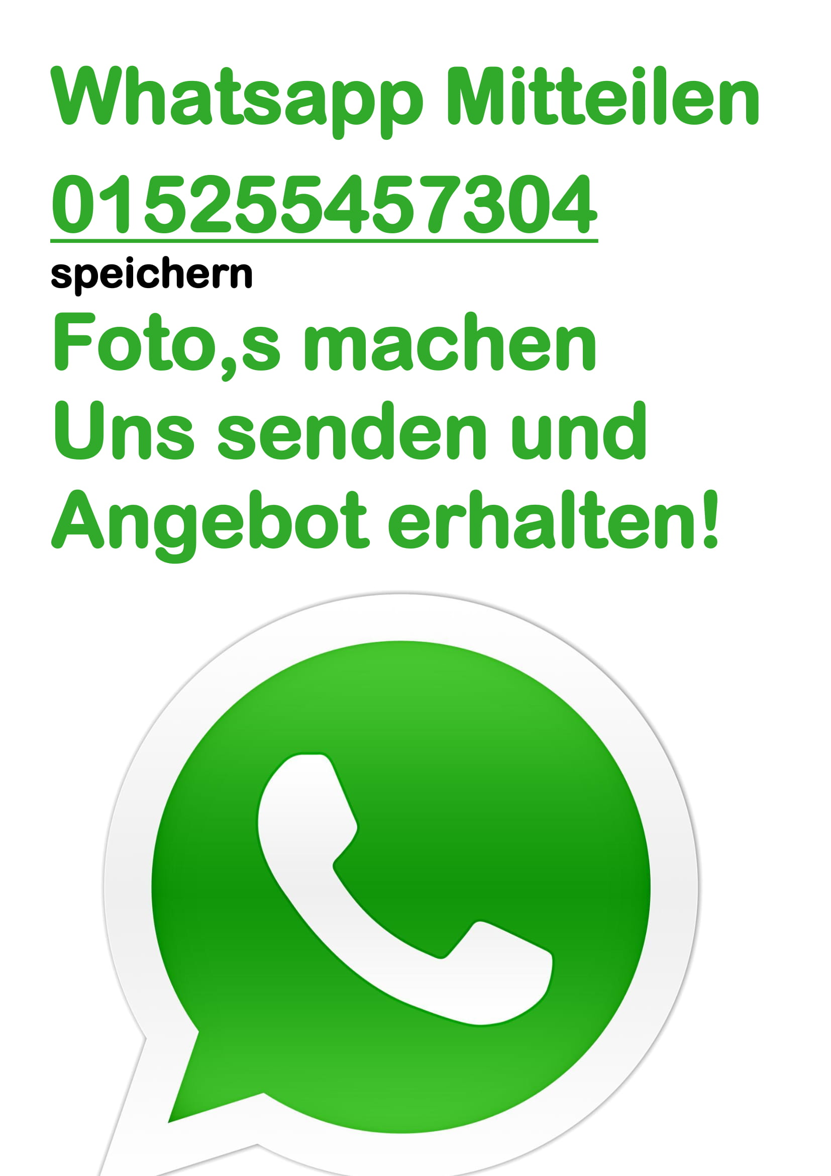 Autoankauf mit Whatsapp einfach Bild und Daten senden und Angebot erhalten