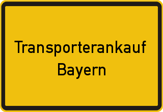 Transporter Ankauf Bayern